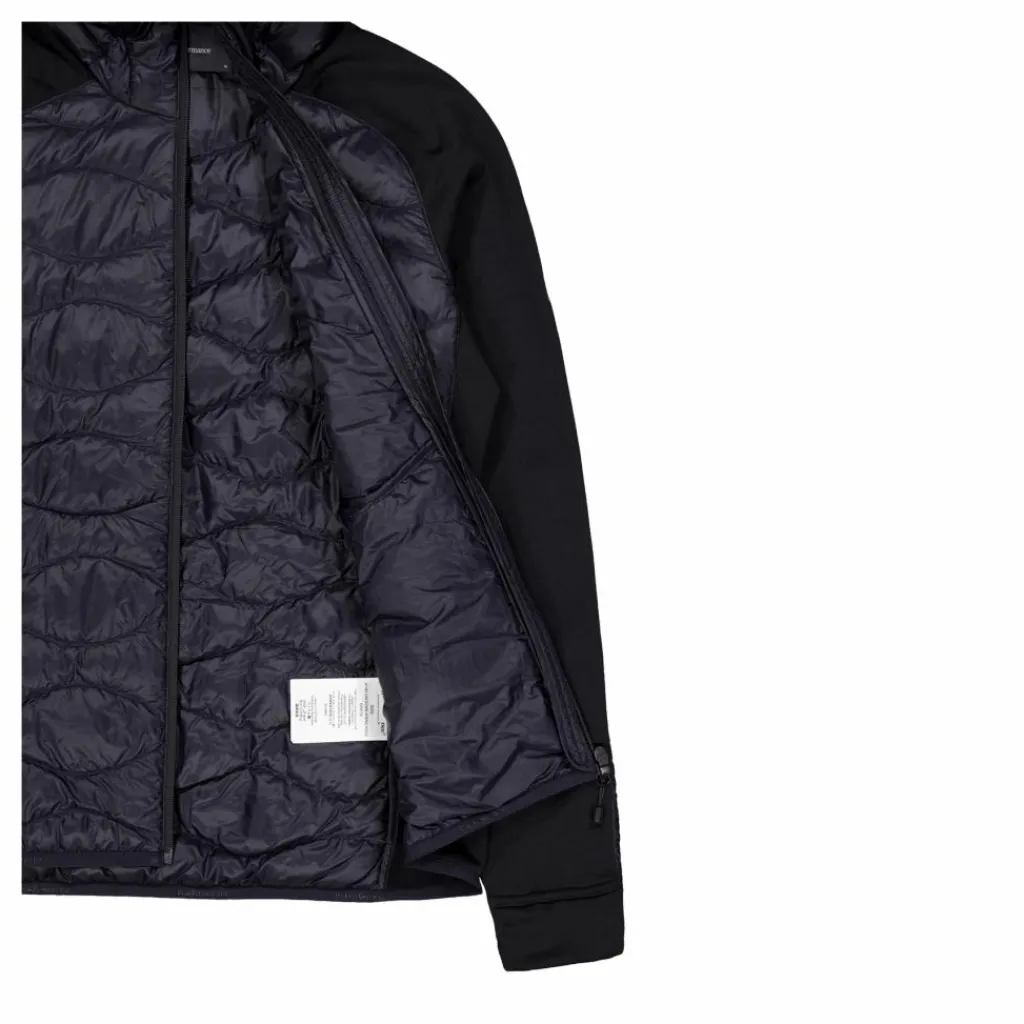 W Helium Down Hybrid Hood Black*Peak Performance Discount