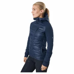 Peak Performance W Helium Down Hybrid Hood Blue Shadow Blå Hot