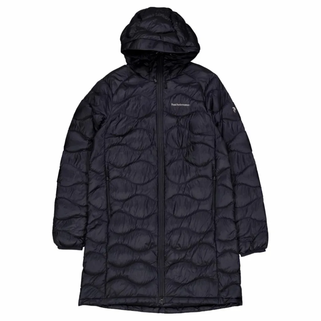 Peak Performance W Helium Down Parka Black Svart Discount