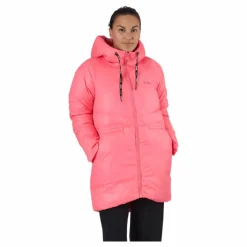 W. Mid Length Shiny Jacket Happy Pink*Svea Hot
