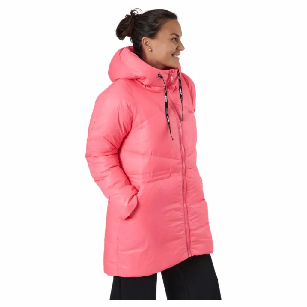 W. Mid Length Shiny Jacket Happy Pink*Svea Hot