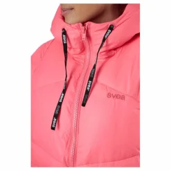W. Mid Length Shiny Jacket Happy Pink*Svea Hot