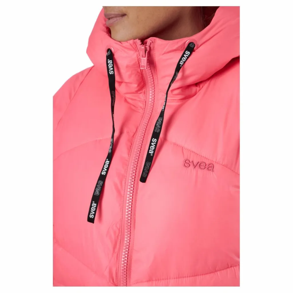 W. Mid Length Shiny Jacket Happy Pink*Svea Hot