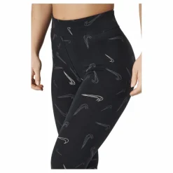 Nike W Nsw Hw Tight Aop Prnt Black/white Svart Sale