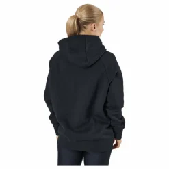 W Nsw Po Hoodie Os Bb Flc Prnt Black/white*Nike Outlet