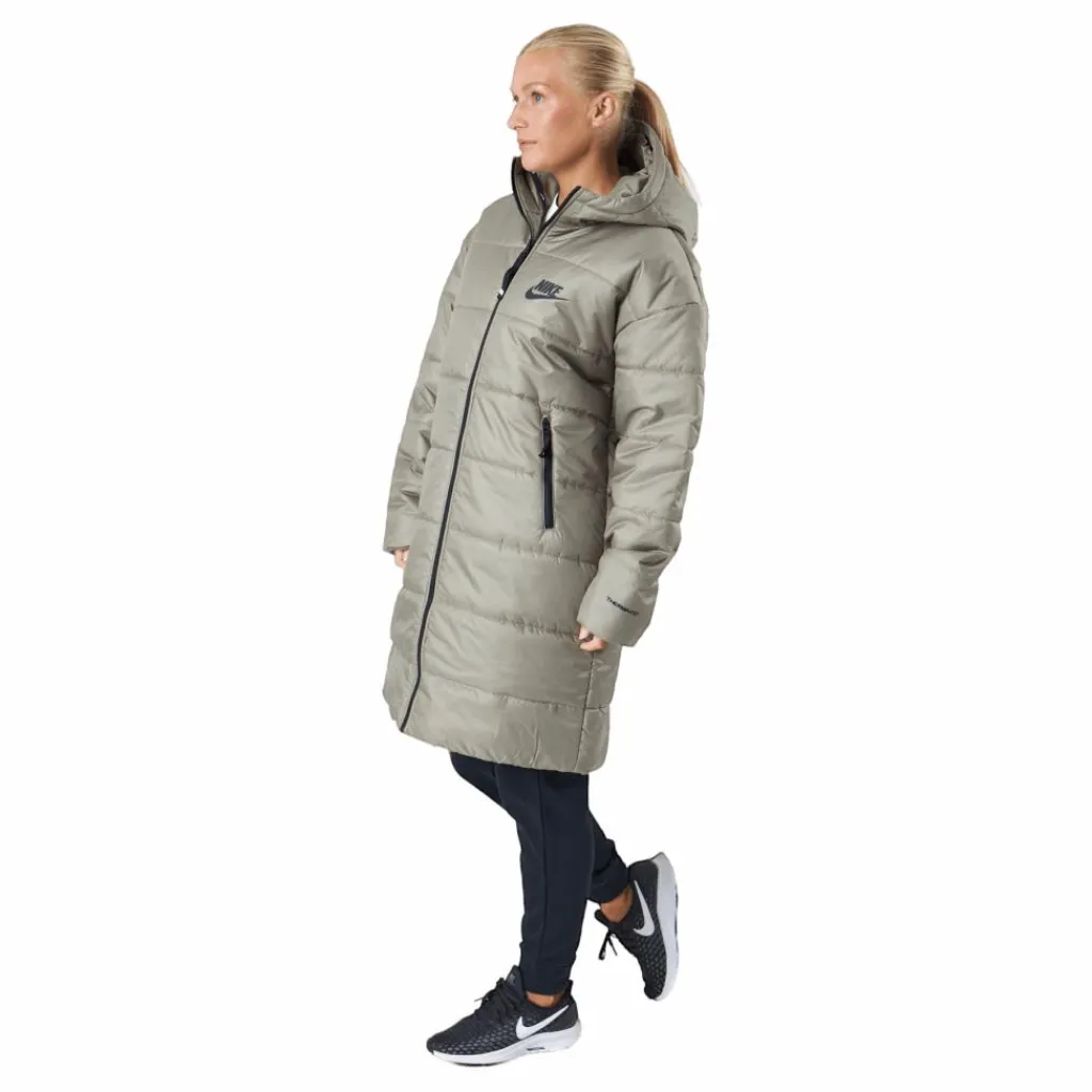 Nike W Nsw Syn Tf Rpl Hd Parka Matte Olive/matte Olive/black Grå New