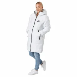 W Nsw Syn Tf Rpl Hd Parka Summit White/summit White/blac*Nike Online