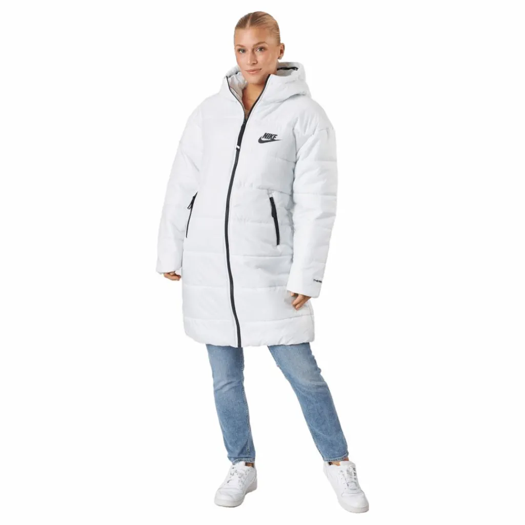 W Nsw Syn Tf Rpl Hd Parka Summit White/summit White/blac*Nike Online