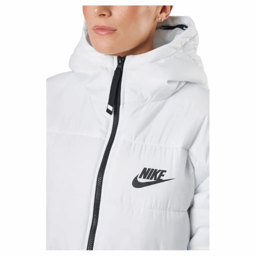 W Nsw Syn Tf Rpl Hd Parka Summit White/summit White/blac*Nike Online