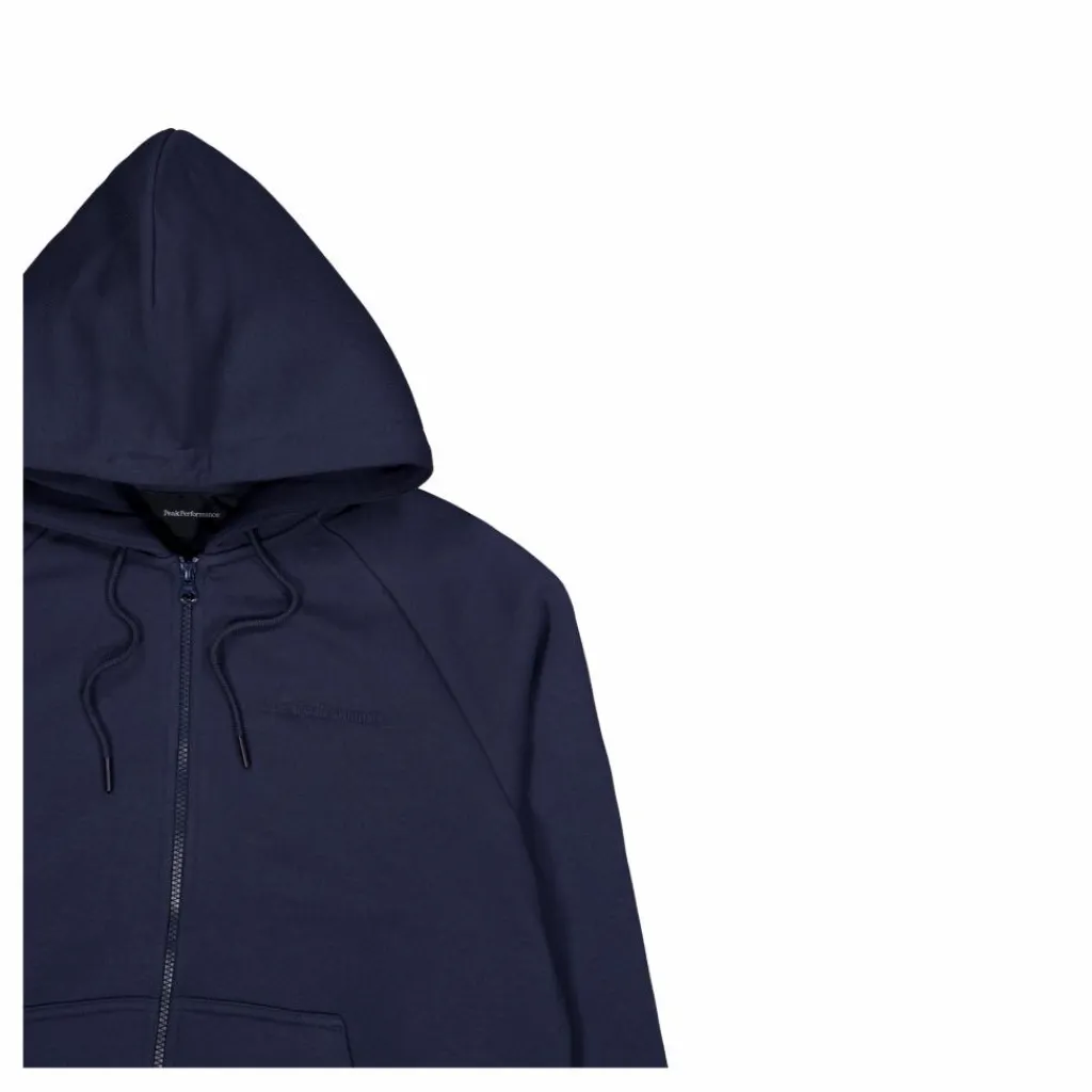 Peak Performance W Original Small Logo Zip Blue Shadow Blå Hot