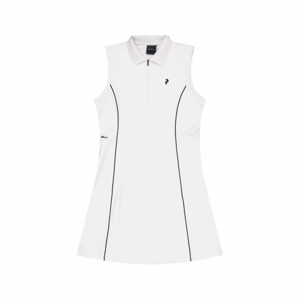 W Pique Dress White*Peak Performance Outlet