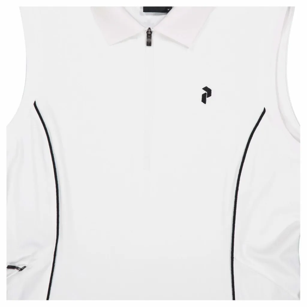 W Pique Dress White*Peak Performance Outlet