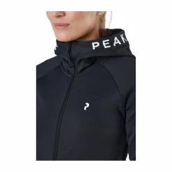 Peak Performance W Rider Essentials Zip Hood / Black Best