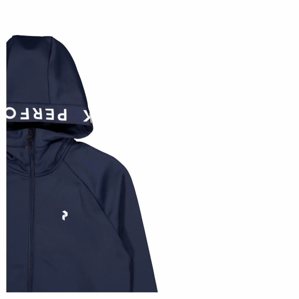 W Rider Mid Zip Hood Blue Shadow*Peak Performance Sale