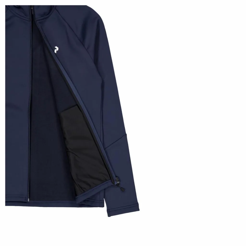 W Rider Mid Zip Hood Blue Shadow*Peak Performance Sale