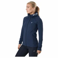W Rider Zip Hood Blue Shadow*Peak Performance Online
