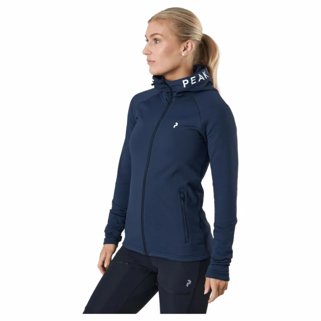 W Rider Zip Hood Blue Shadow*Peak Performance Online