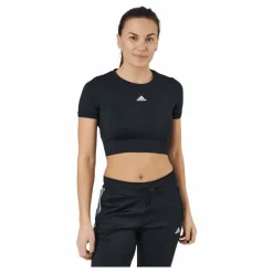 adidas W Sml Fit T Black/white Svart New