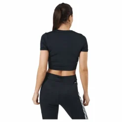 adidas W Sml Fit T Black/white Svart New