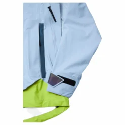 adidas W Terrex Myshelter Gore-Tex Active Jacket Halo Blue / Acid Yellow Grå och Gul New
