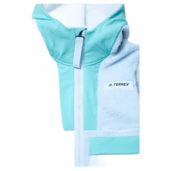 W Terrex Sherpa Fullzip Fleece Acid Mint / Halo Blue*adidas Outlet