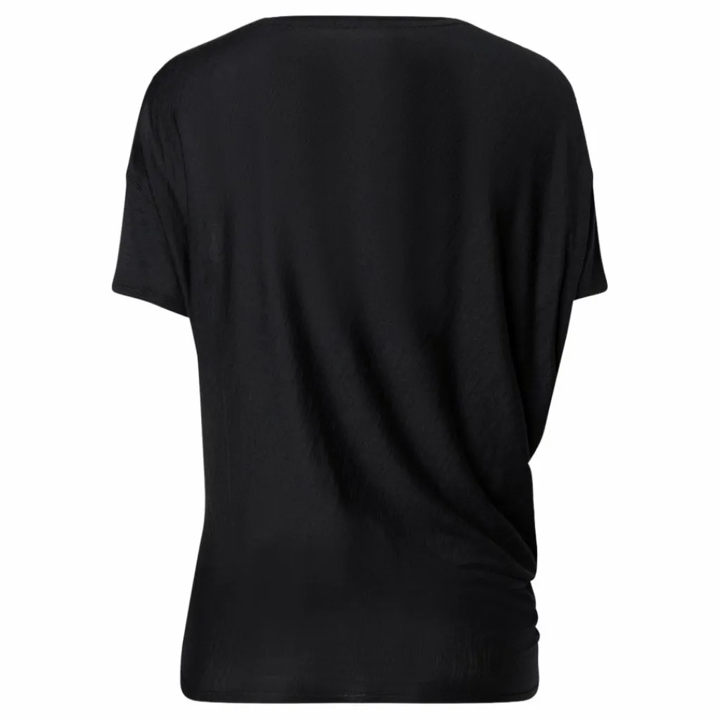 W Yoga Loose Tee Black*Super.Natural Best
