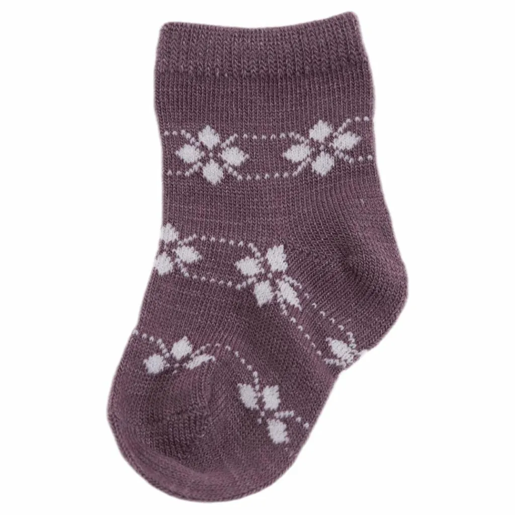 Wak Wool 4 Pack Sock Red*Name It Outlet