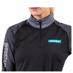Newline Warm Zip Shirt Black/Grey Svart och Grå Online