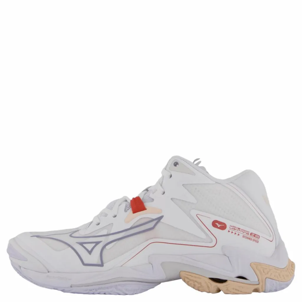 Mizuno Wave Lightning Z8 Mid W White/aleutian/cloud Pink Vit och Rosa Clearance