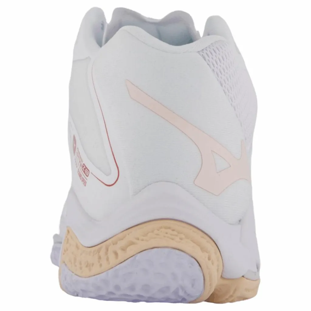 Mizuno Wave Lightning Z8 Mid W White/aleutian/cloud Pink Vit och Rosa Clearance