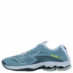 Mizuno Wave Lightning Z7 Stone Blue/white/neo Lime Hot