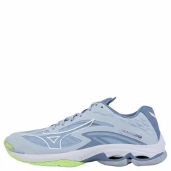 Mizuno Wave Lightning Z7 W Heather/white/neo Lime Blå Sale