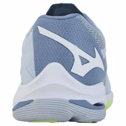 Mizuno Wave Lightning Z7 W Heather/white/neo Lime Blå Sale
