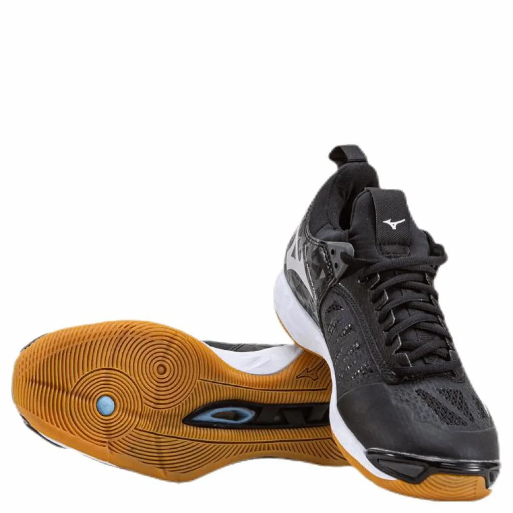 Mizuno Wave Momentum Black/Grey Svart och Grå Online