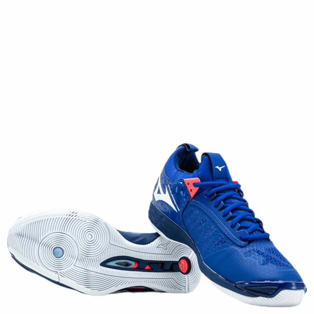 Mizuno Wave Momentum Blue/Pink Blå Outlet