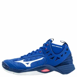Mizuno Wave Momentum Mid Blue/Pink Blå Sale