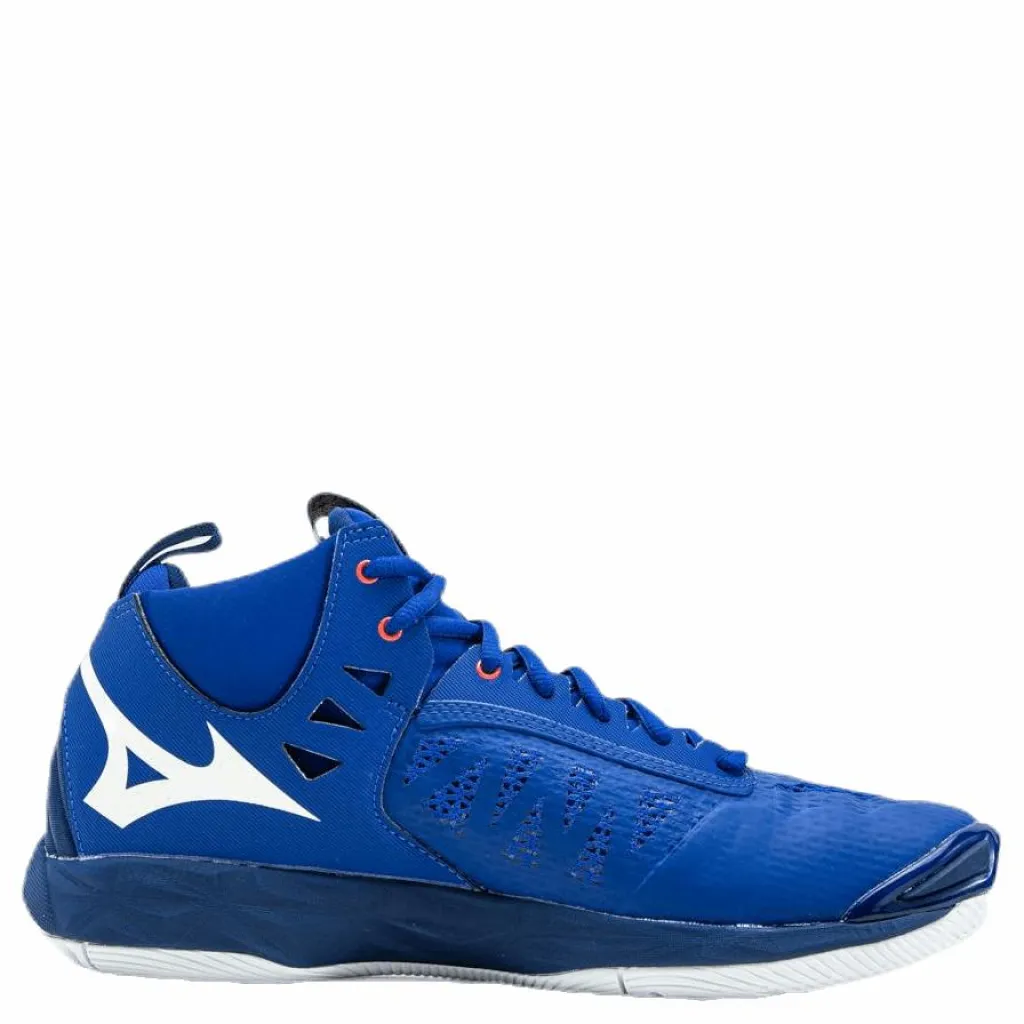 Mizuno Wave Momentum Mid Blue/Pink Blå Sale
