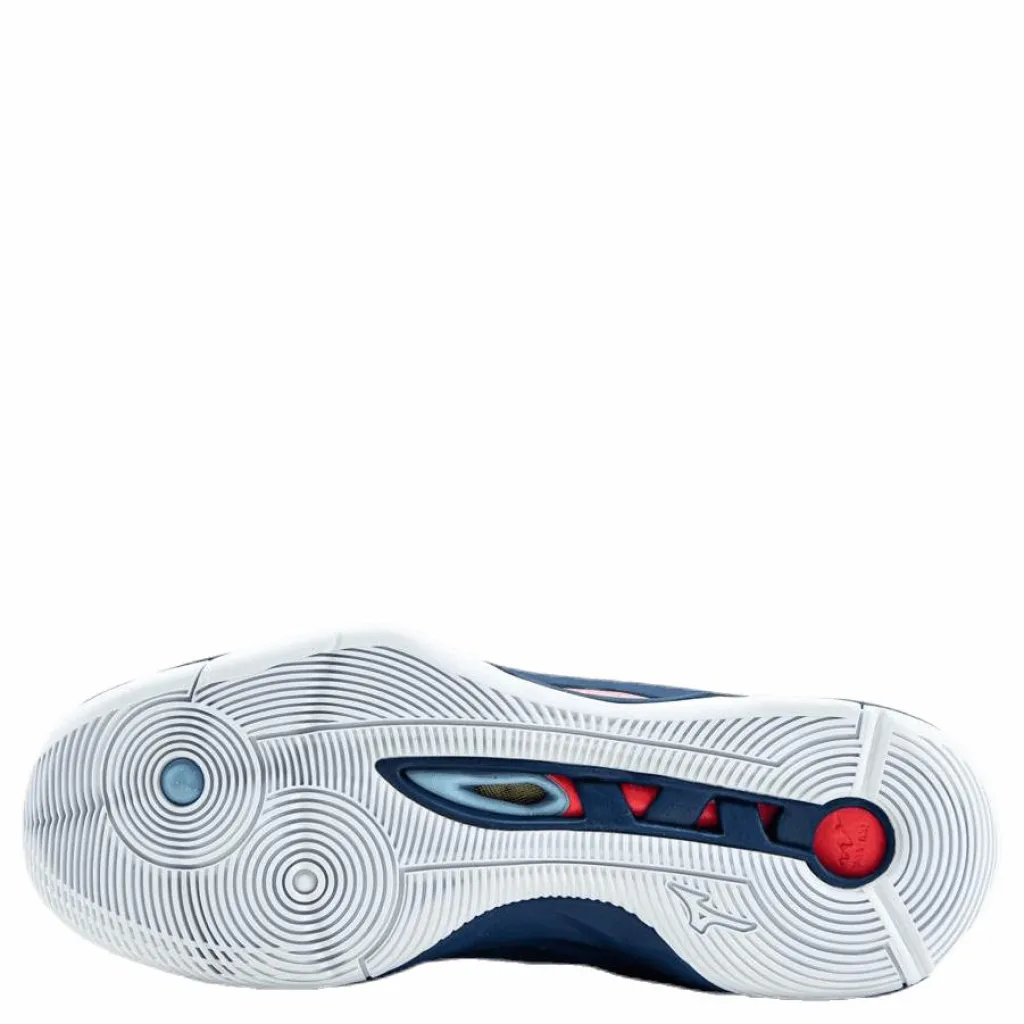 Mizuno Wave Momentum Mid Blue/Pink Blå Sale