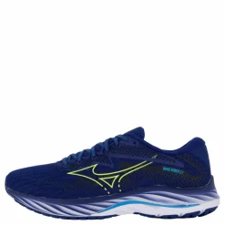 Mizuno Wave Rider 27 Navy Peony/sharp Green/swim Ca Hot