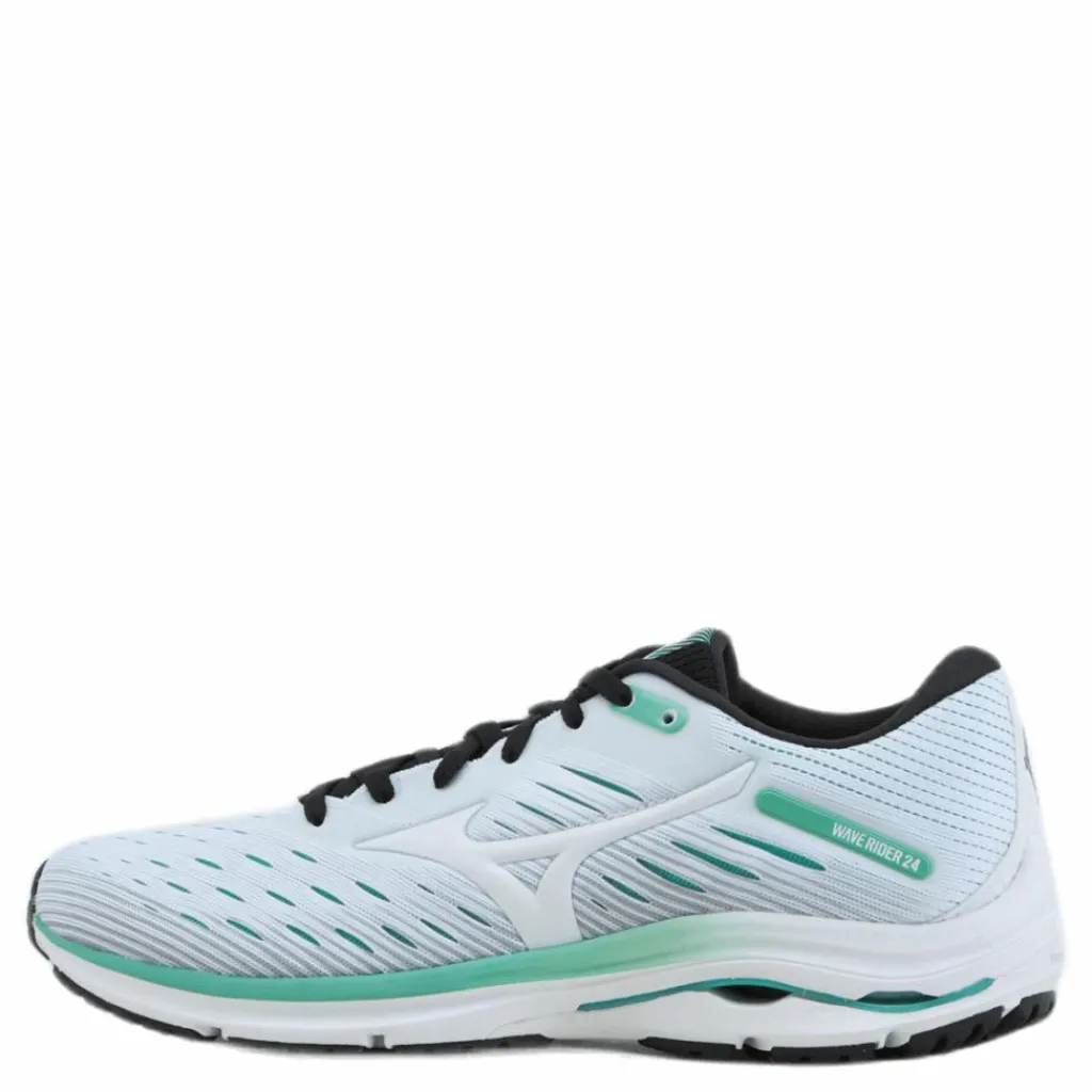 Wave Rider 24 White/Green*Mizuno Online