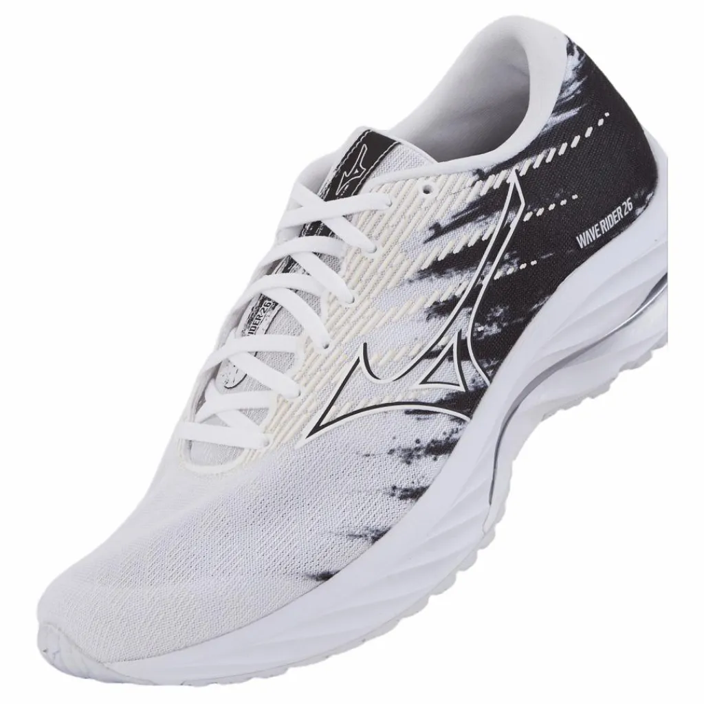 Wave Rider 26 White/white/black*Mizuno Best