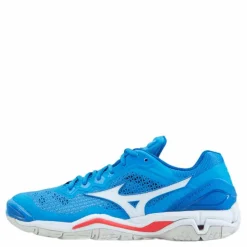 Mizuno Wave Stealth V French Blue / White / Ignition New