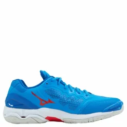 Mizuno Wave Stealth V French Blue / White / Ignition New