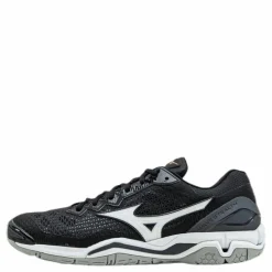 Mizuno Wave Stealth V  White/Black Vit och Svart Best