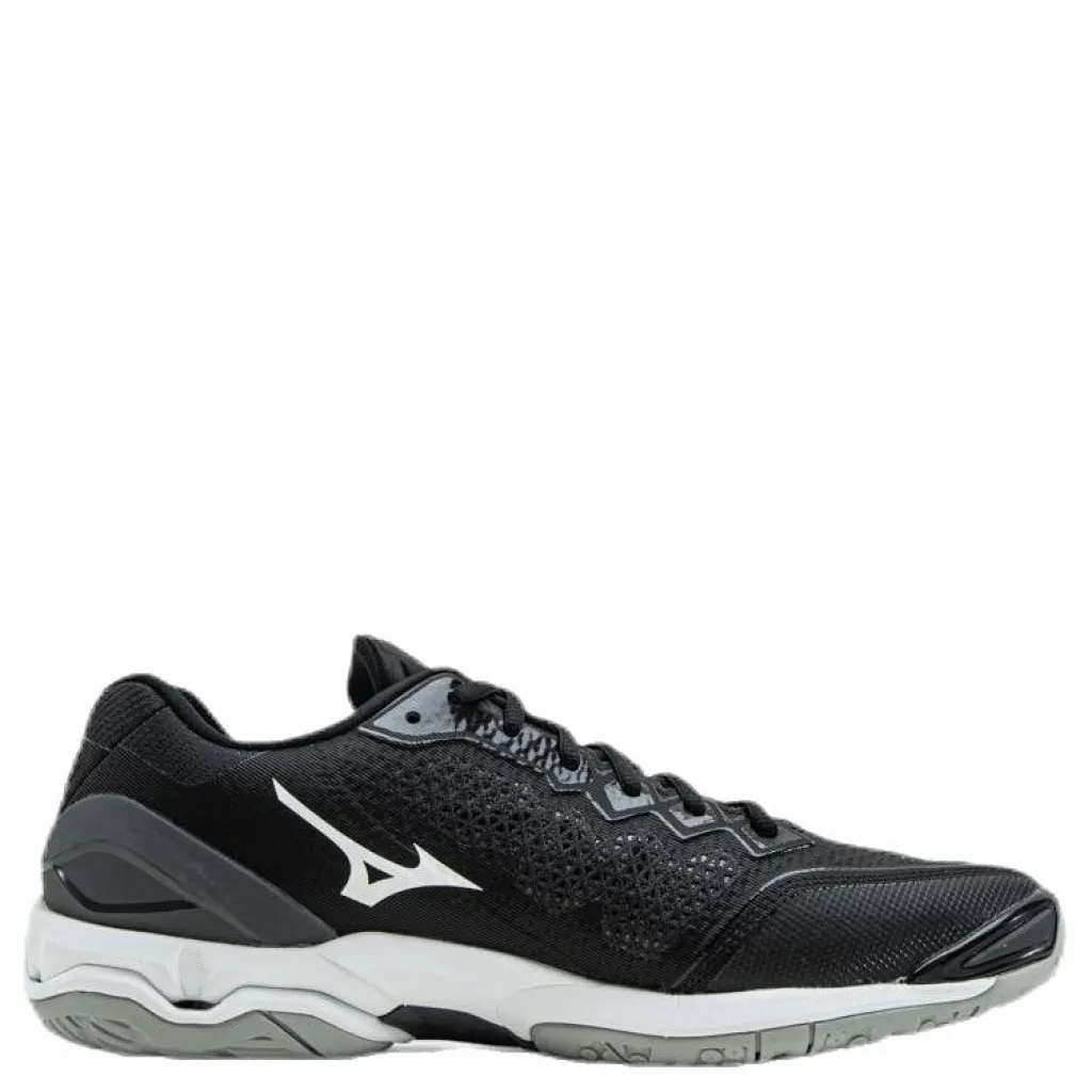 Mizuno Wave Stealth V White/Black Vit och Svart Best