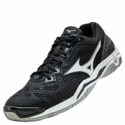 Mizuno Wave Stealth V White/Black Vit och Svart Best