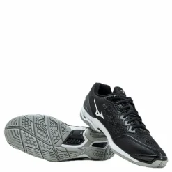 Mizuno Wave Stealth V White/Black Vit och Svart Best