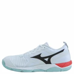 Mizuno Wave Supersonic 2 W White / Black / Clearwater Vit Outlet
