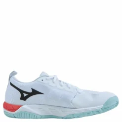 Mizuno Wave Supersonic 2 W White / Black / Clearwater Vit Outlet