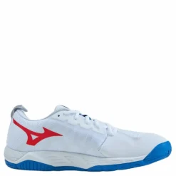 Mizuno Wave Supersonic 2 White / Ignition Red / French Vit Online